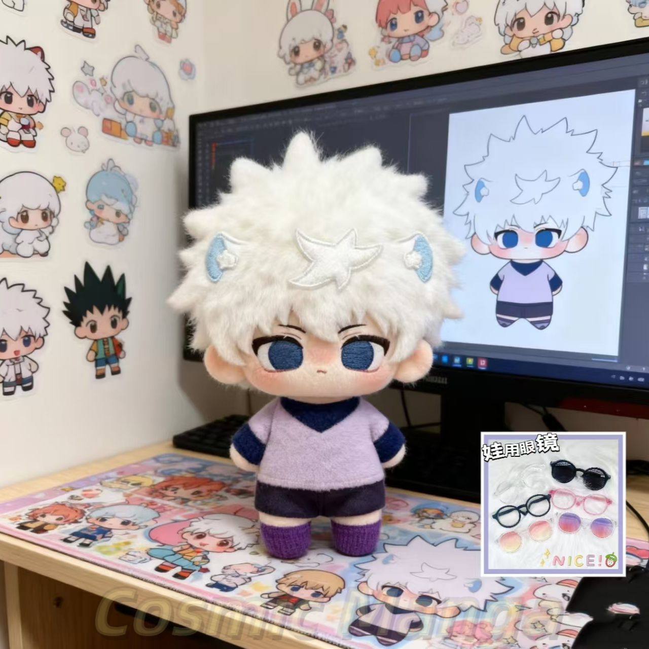 Cosplay Anime Killua Zoldyck - Halloween Gift Killua Zoldyck Attributes 10cm