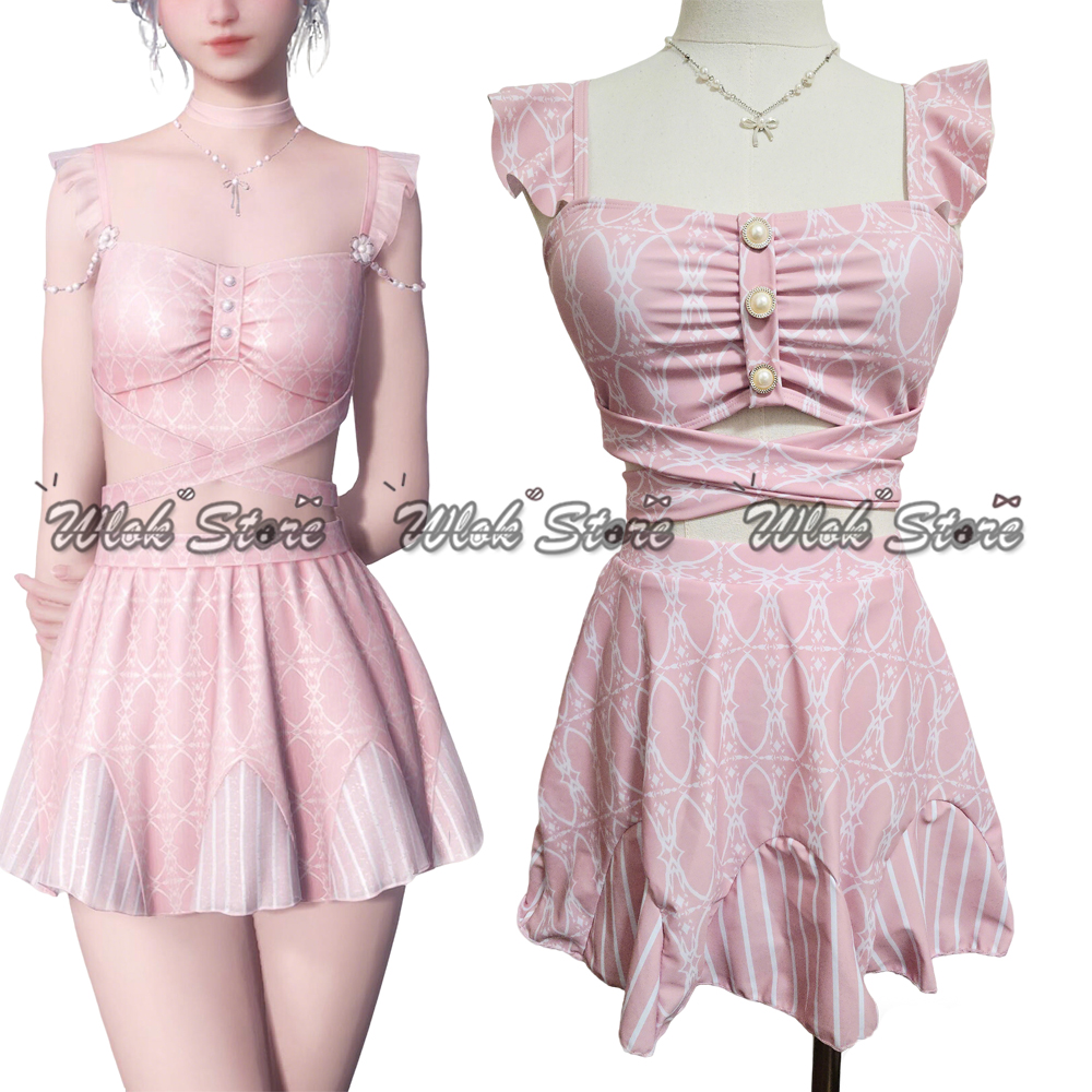 Anime Cosplay Pink - Love and Deepspace MC Cosplay Costume