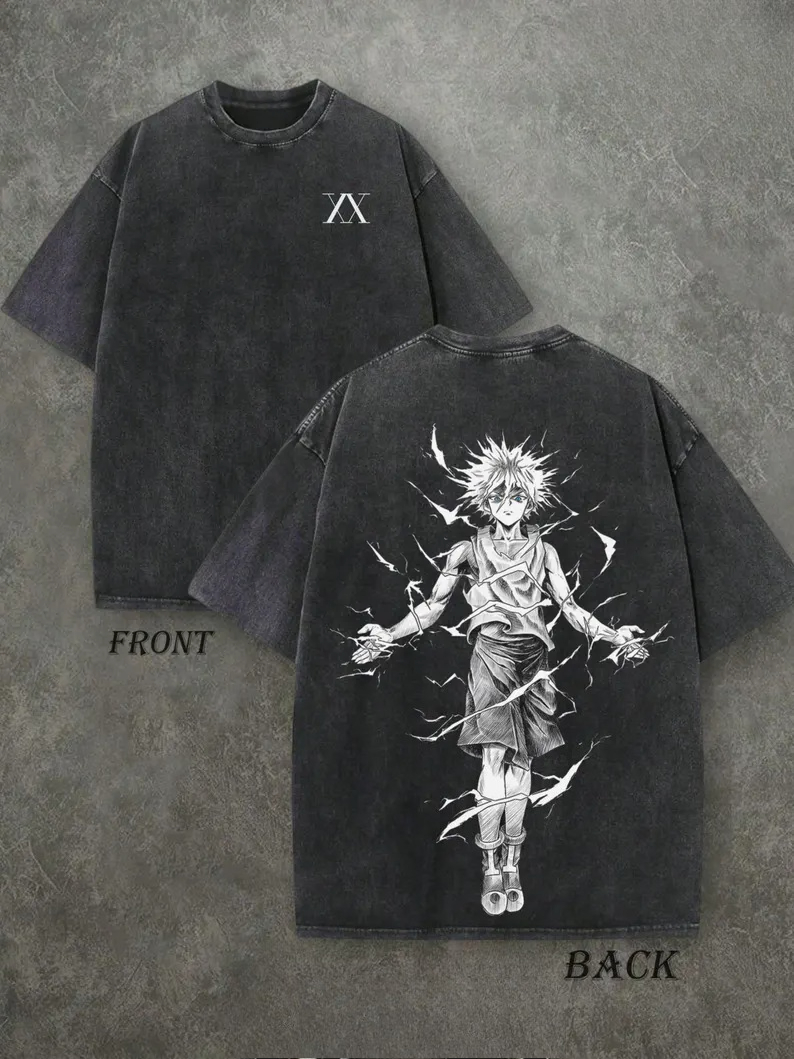 Cosplay Anime Killua Zoldyck - Streetwear Hunter X Hunter Killua Zoldyck