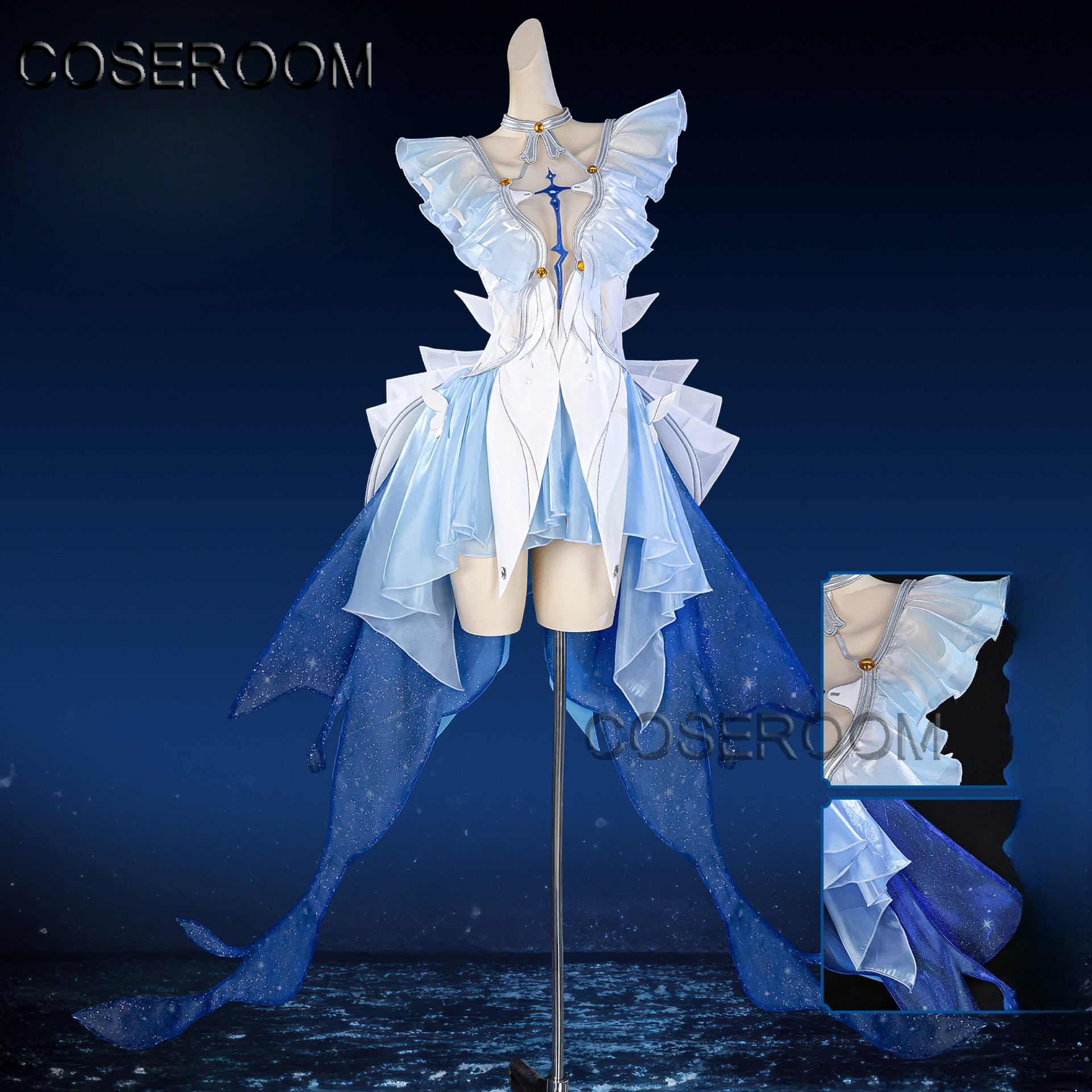 Anime Cosplay Dress - Anime Game Wuthering Waves The Shorekeeper