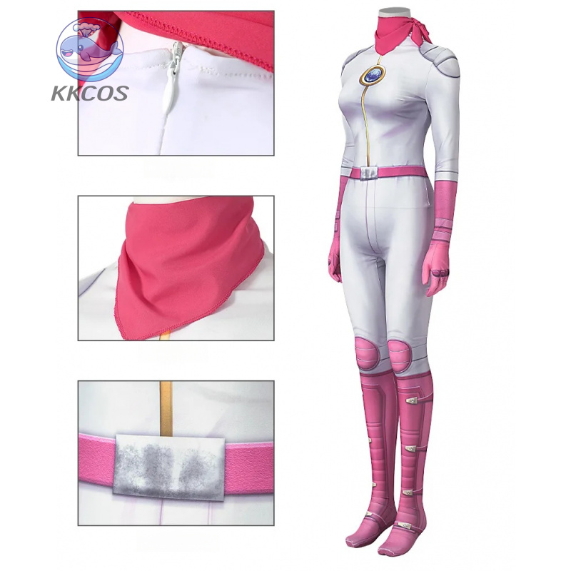 Anime Cosplay High Quality - Princess Peach Cosplay Movie Super Cos