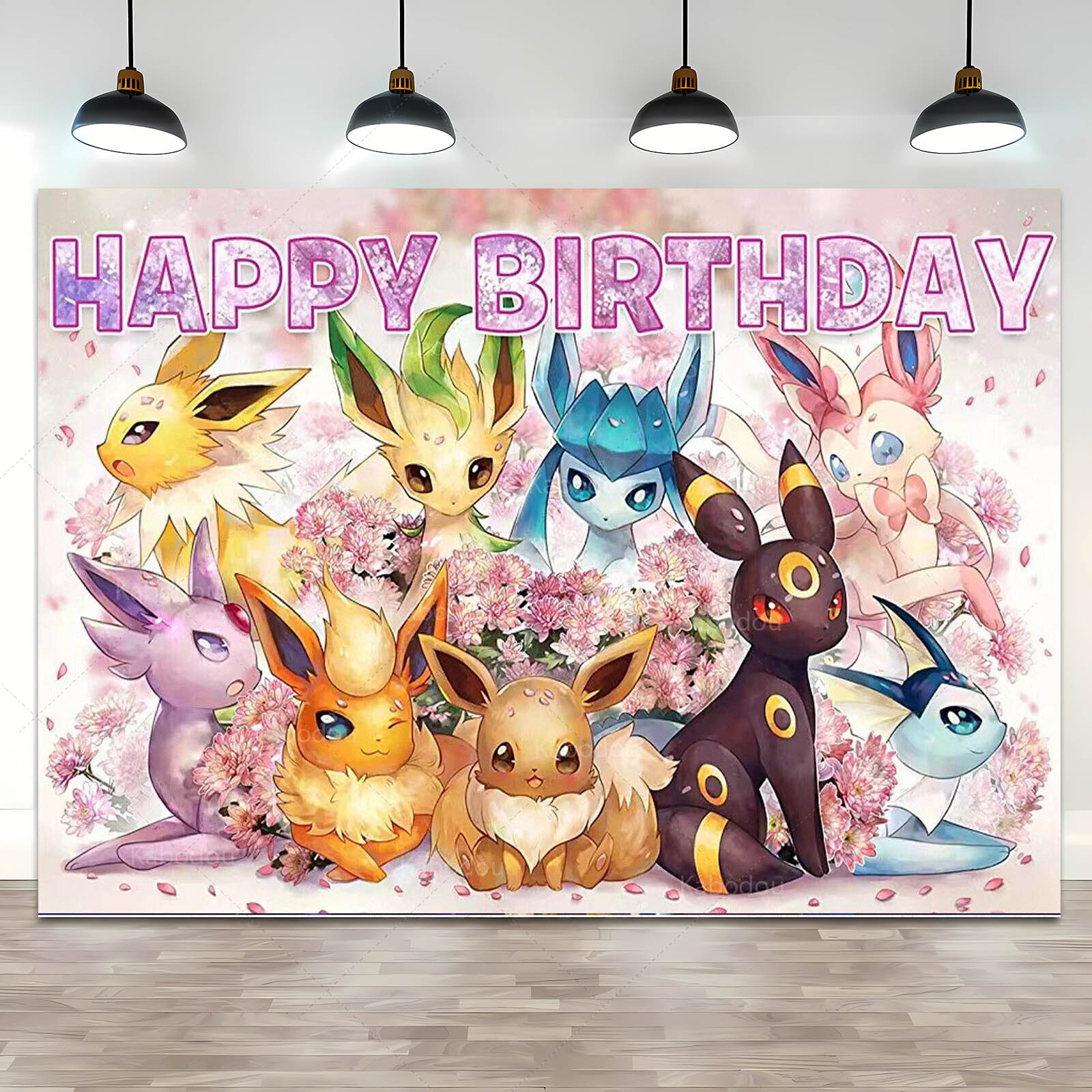Pokemon Eevee Birthday Party B - Anime Cosplay Pokemon ulasan dan harga