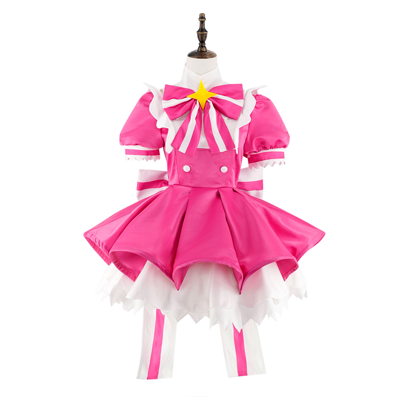 Mi-ku Retry Now Cosplay Costum - Anime Cosplay Pink ulasan dan harga