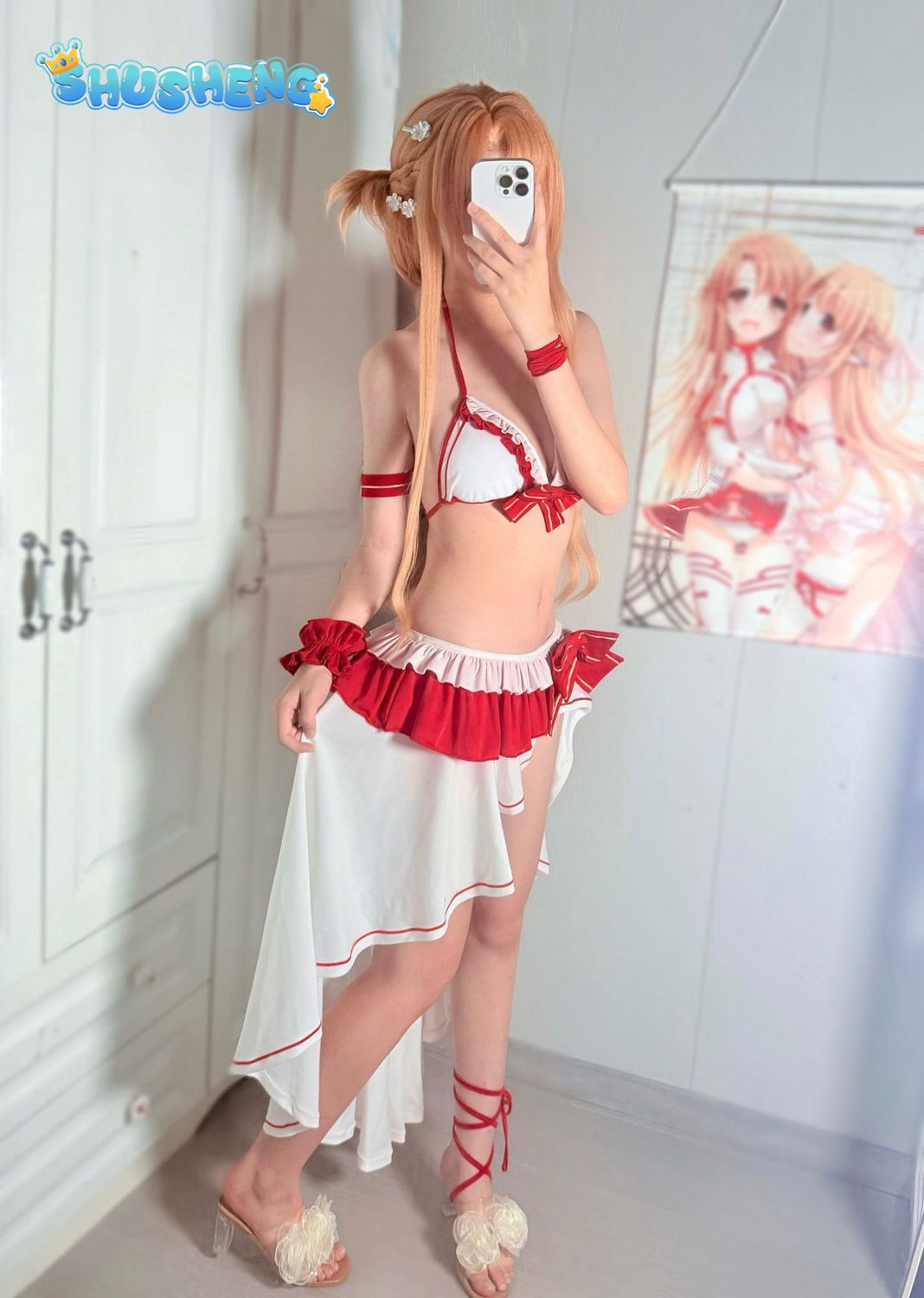 Yuuki Asuna Cosplay Costume An - Anime Cosplay Girl ulasan dan harga