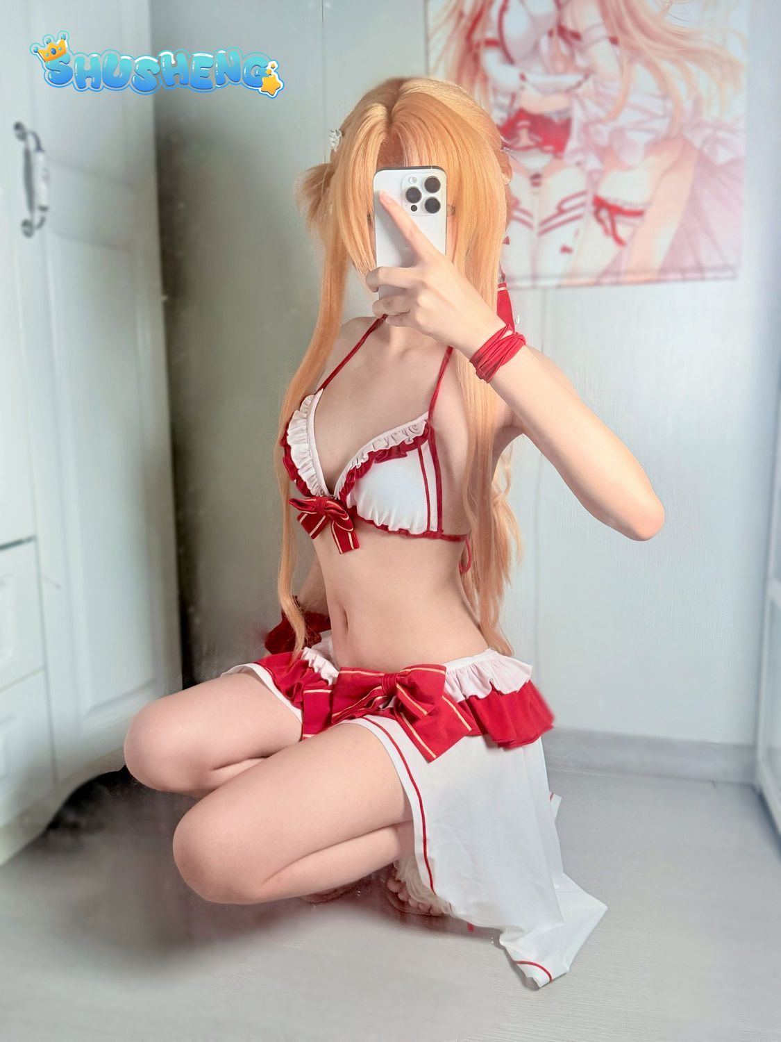 Yuuki Asuna Cosplay Costume An - Anime Cosplay Girl ulasan dan harga