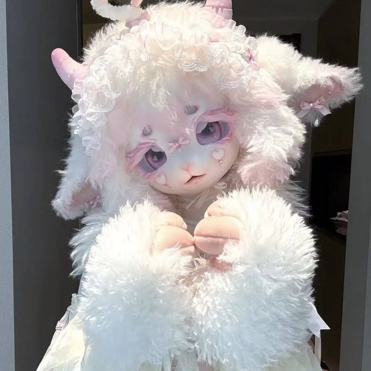 Handmade Kig Fursuit Head, Cut - Anime Cosplay Costumes Female ulasan dan harga
