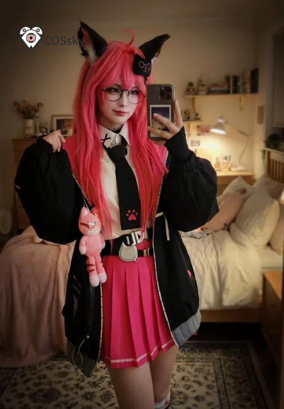 Nanally Coluccis Neverness to  - Anime Cosplay Pink ulasan dan harga