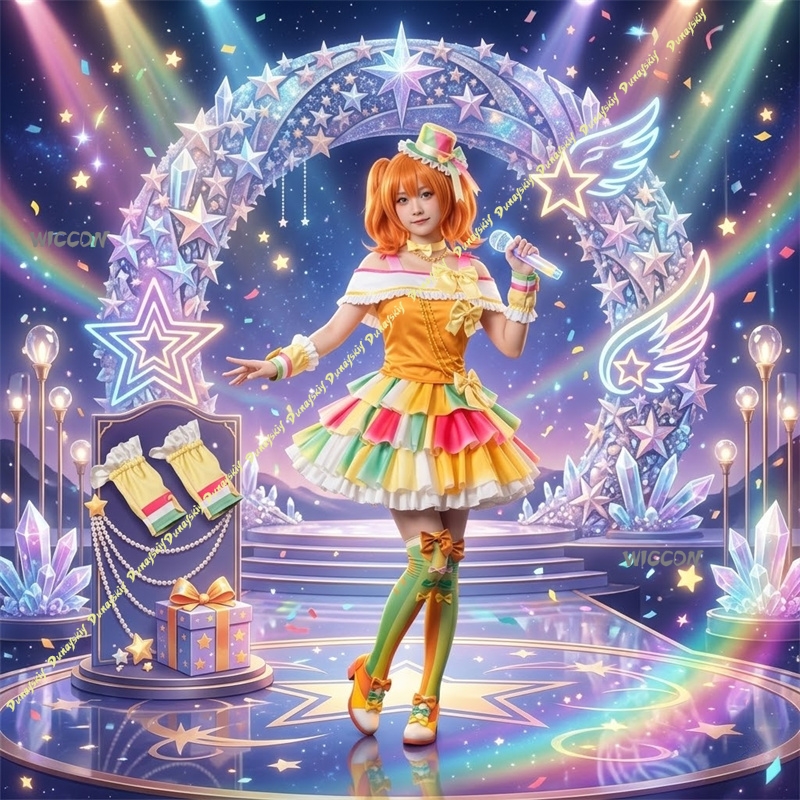 Shining Star Fairy Dream Miko  - Anime Yang Cosplay ulasan dan harga