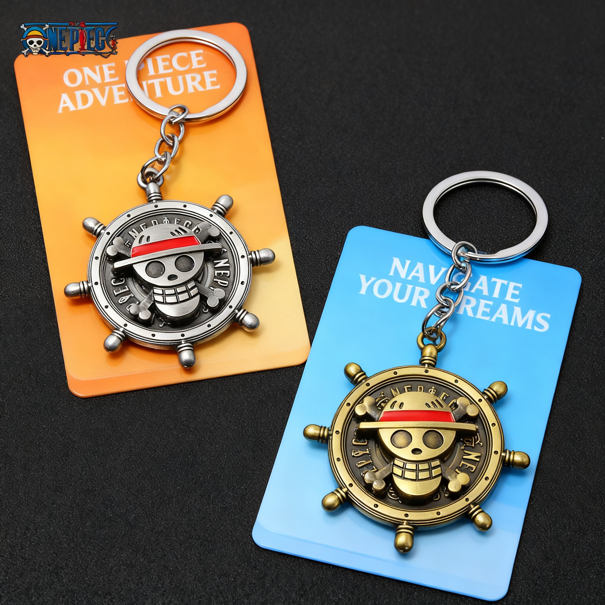 One Piece Anime Keychain Luffy - One Piece Straw Hat ulasan dan harga