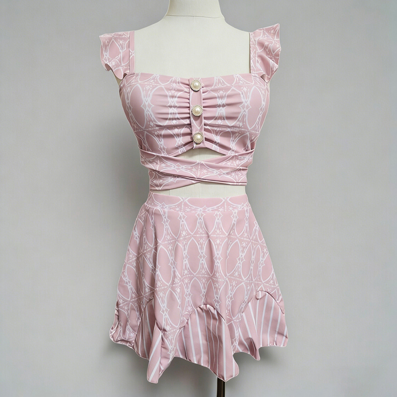 Love and Deepspace MC Cosplay  - Anime Cosplay Pink ulasan dan harga