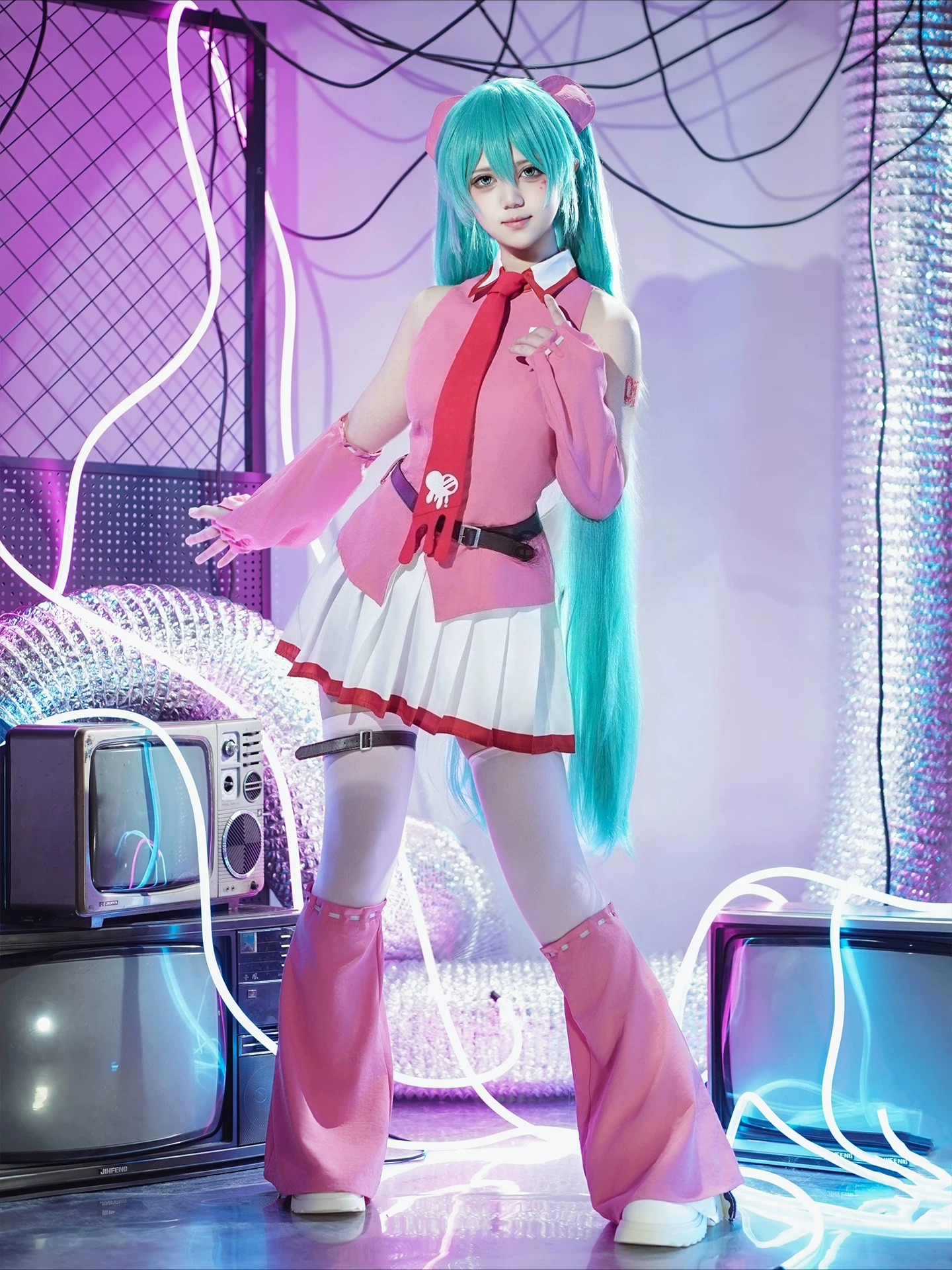 Miku Gloomy Bear Crossover lin - Anime Cosplay Costumes Female ulasan dan harga