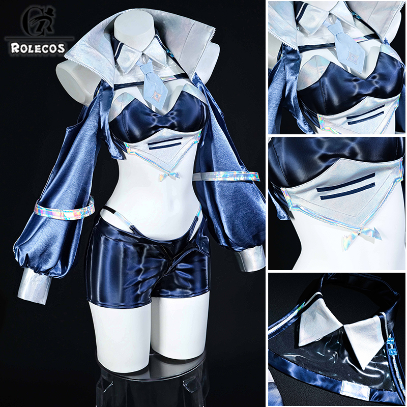 ROLECOS Game Azur Lane USS New - Anime Cosplay Costumes Female ulasan dan harga