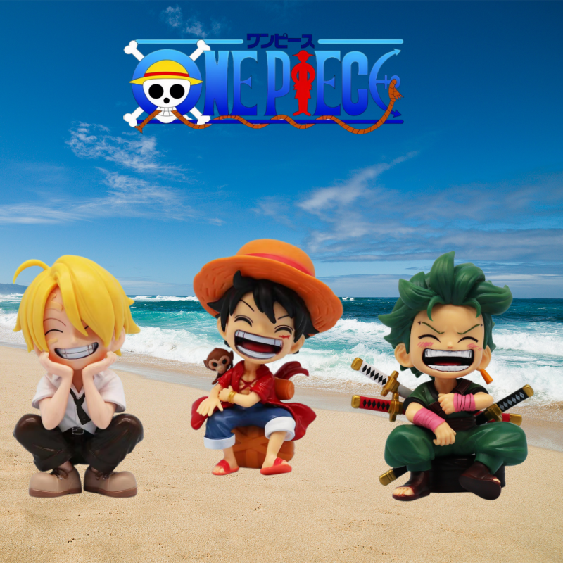 One Piece Chibi Luffy Zoro San - One Piece Straw Hat ulasan dan harga