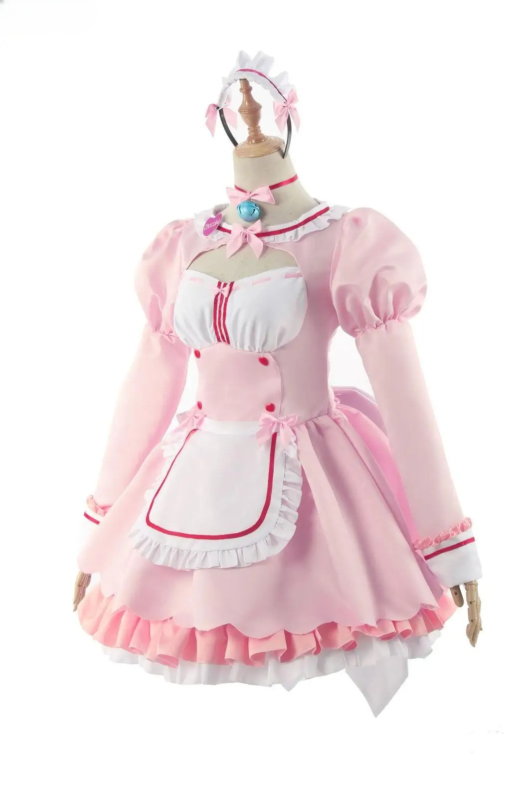 Nekopara Chocolate Cosplay Cos - Anime Cosplay Pink ulasan dan harga