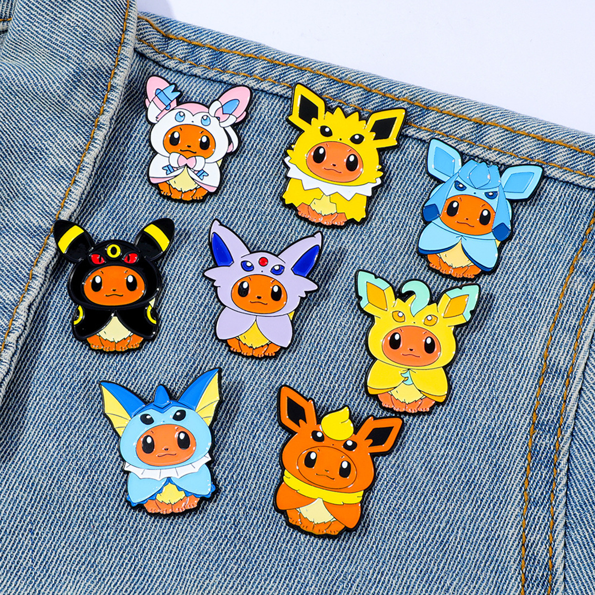 8Pcs Creative Cartoon Pokemon  - Anime Cosplay Pokemon ulasan dan harga