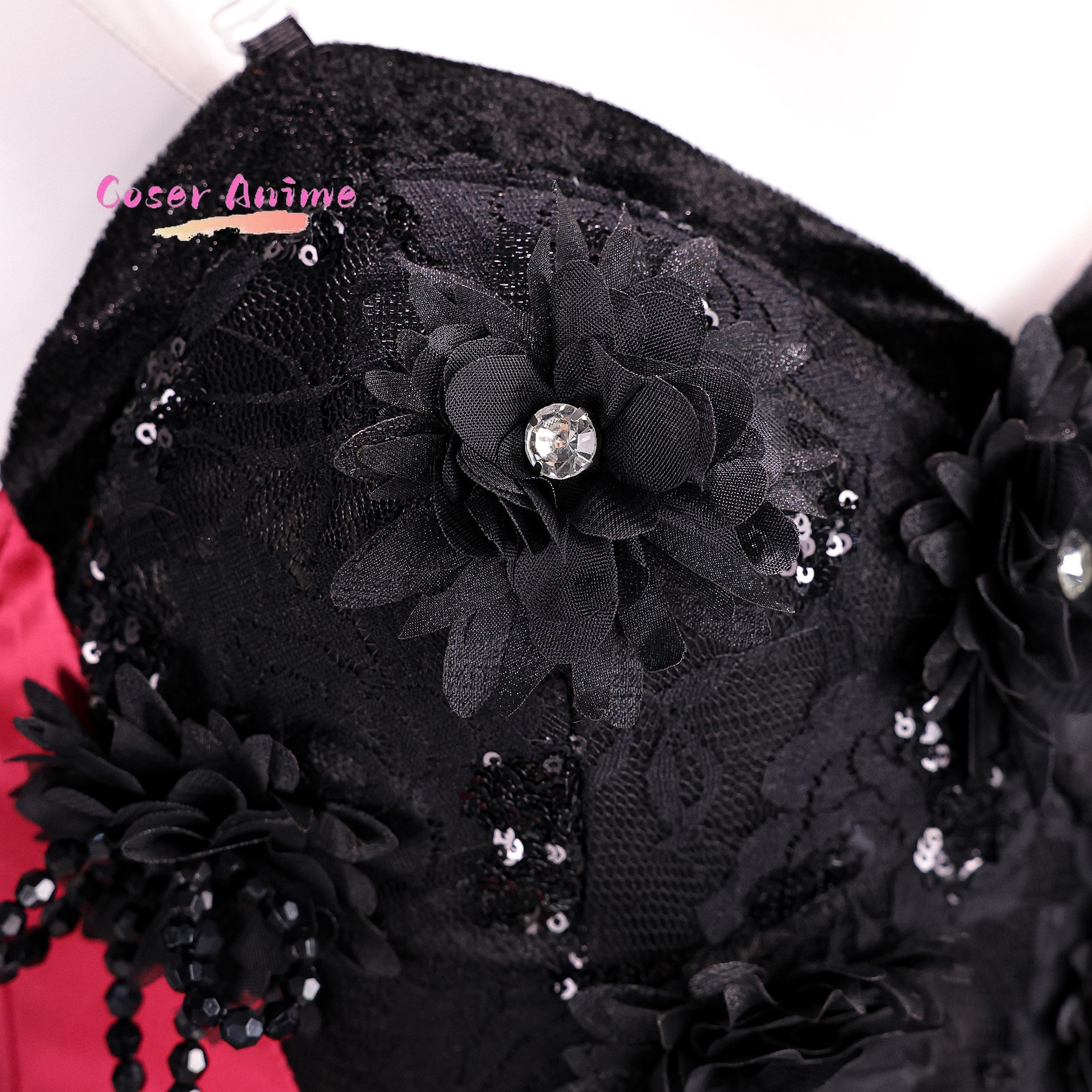 Angel Dust Cosplay Costume Uni - Anime Cosplay Dress ulasan dan harga