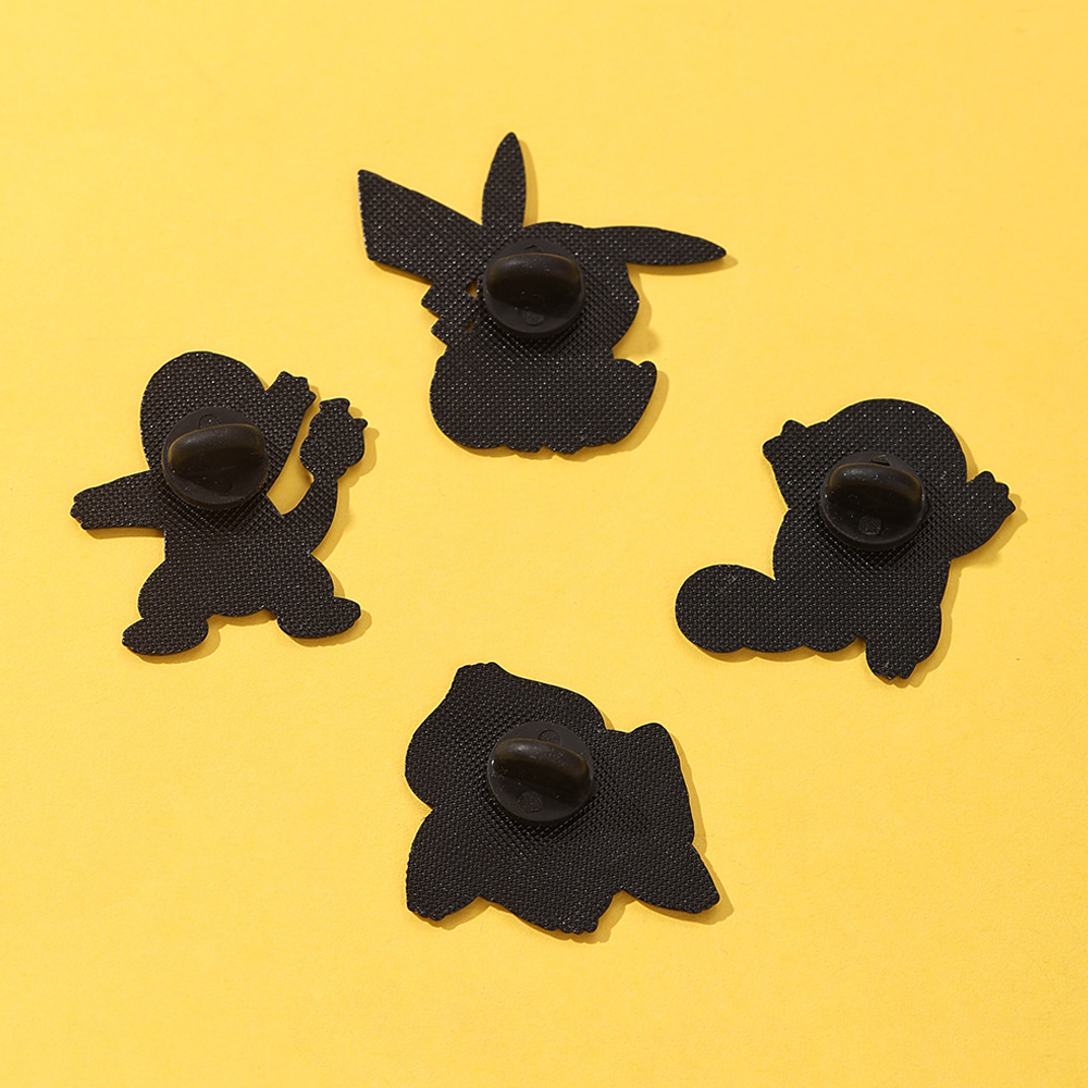 4Pcs Pokemon Enamel Pins Set,  - Anime Cosplay Pokemon ulasan dan harga