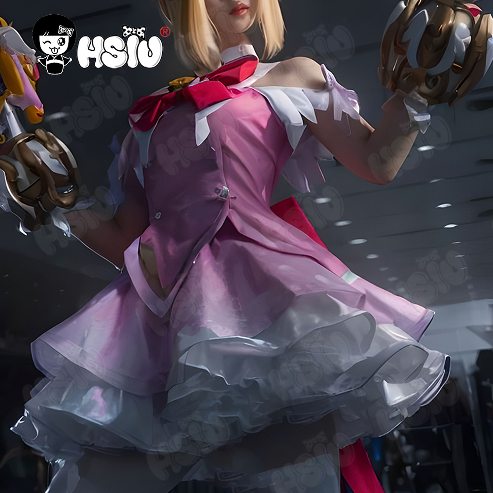 Juno Cosplay Costume Wig HSIU  - Anime Cosplay Pink ulasan dan harga