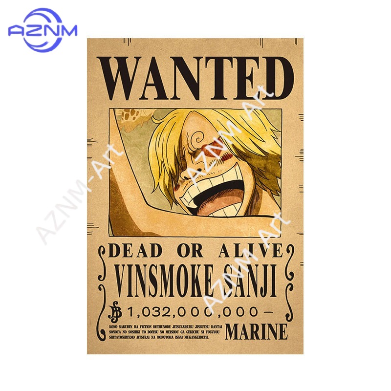 Borderless One Piece Wanted Po - One Piece Straw Hat ulasan dan harga