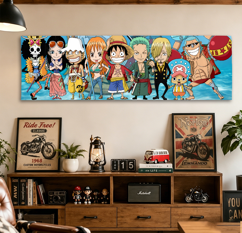 One Piece Straw Hat Crew Q  Ta - One Piece Straw Hat ulasan dan harga