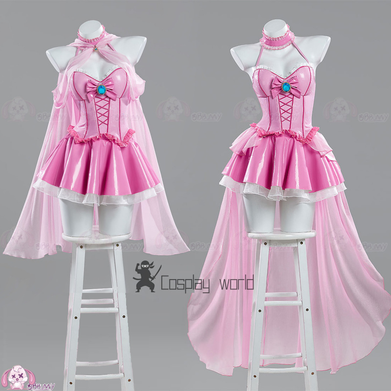 Peach Derivative Corset Skirt  - Anime Cosplay Pink ulasan dan harga
