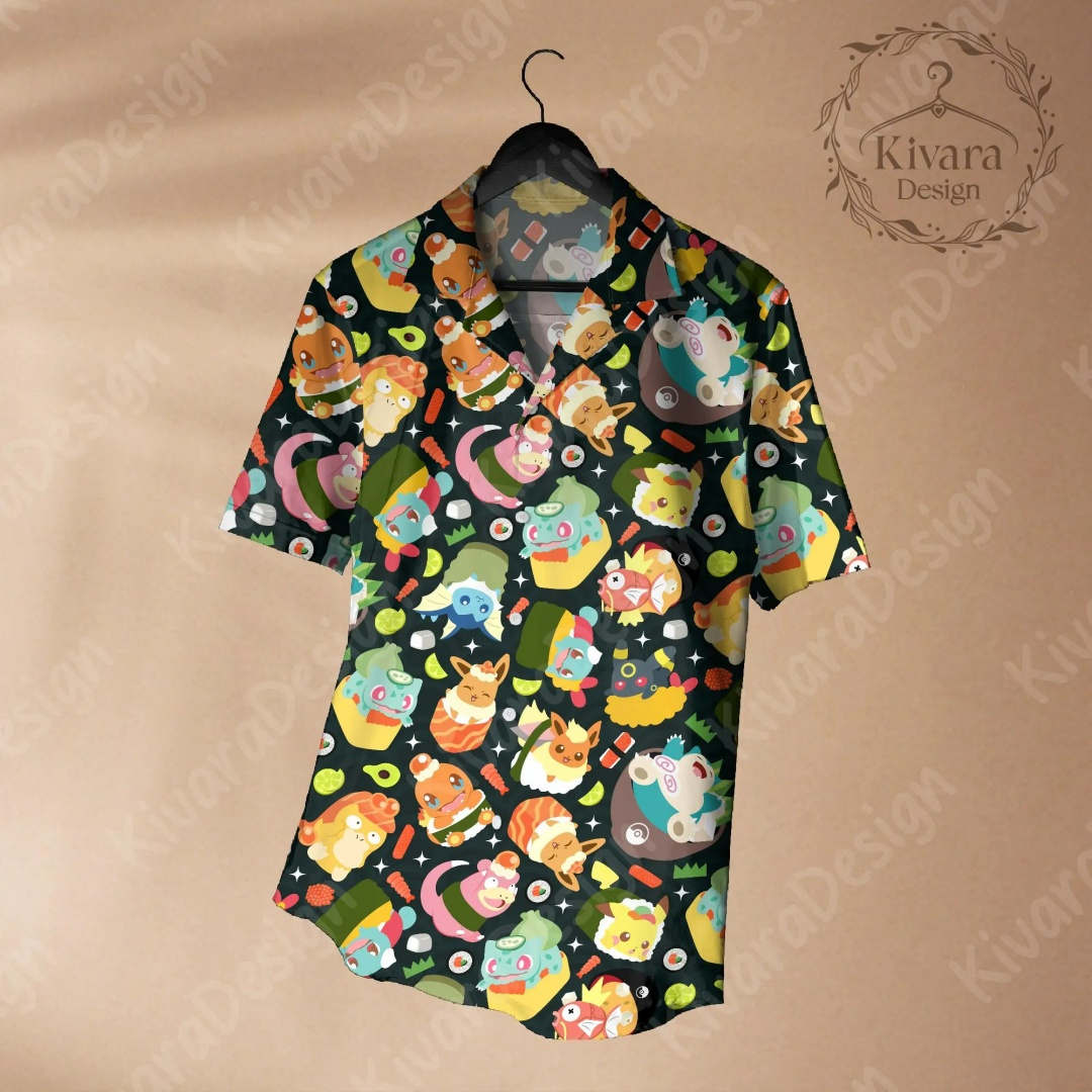 Japanese Anime Graphic T-Shirt - Anime Cosplay Pokemon ulasan dan harga