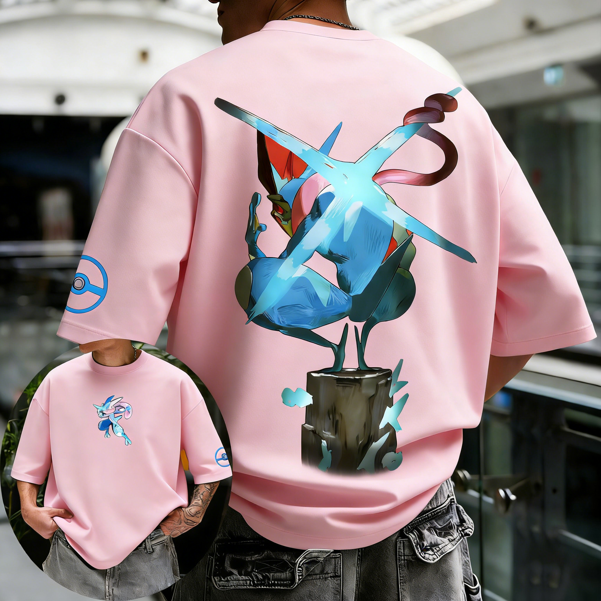 Pokémon Anime Greninja Printed - Anime Cosplay Pokemon ulasan dan harga