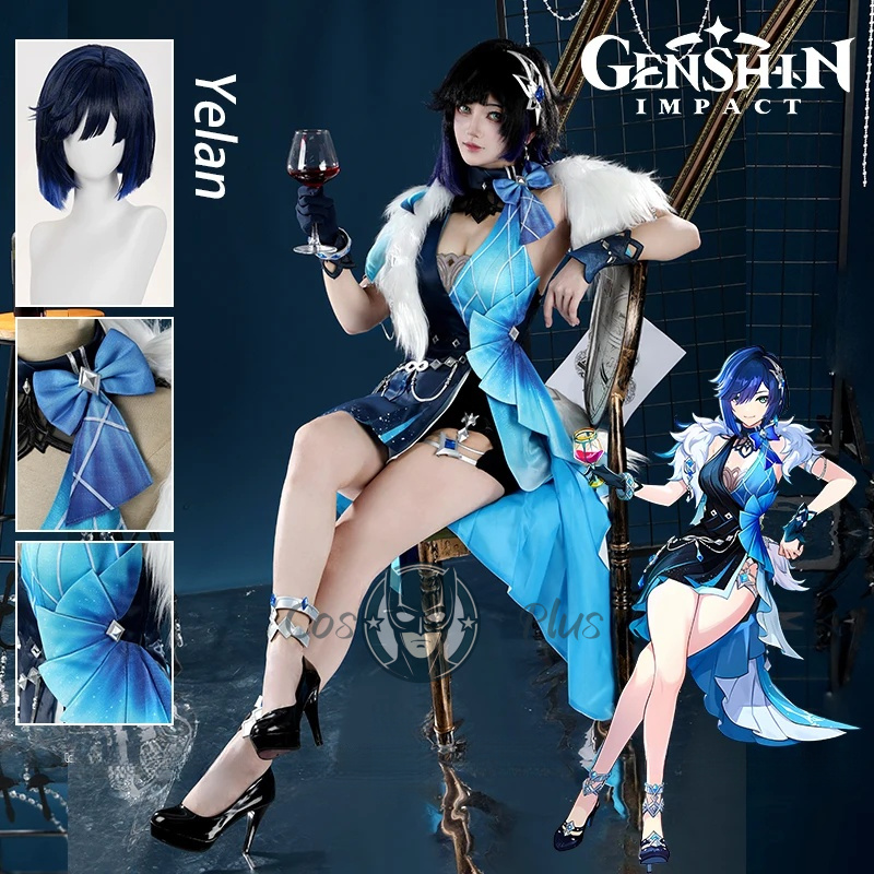 Genshin Impact Yelan Cosplay C - Anime Cosplay Girl ulasan dan harga