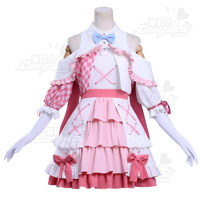 Collaboration Hina Cosplay Cos - Anime Cosplay Pink ulasan dan harga
