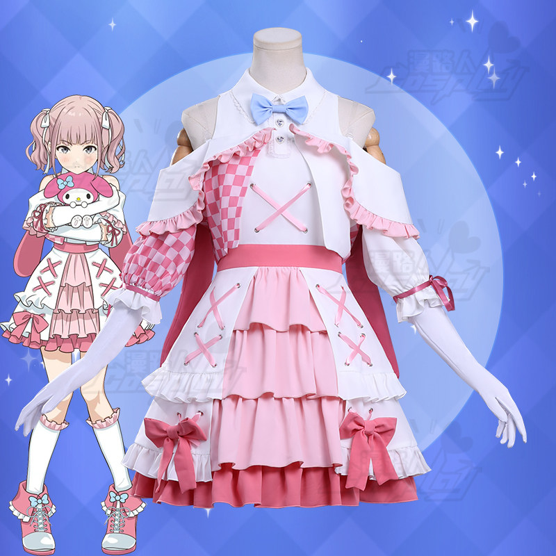 Collaboration Hina Cosplay Cos - Anime Cosplay Pink ulasan dan harga
