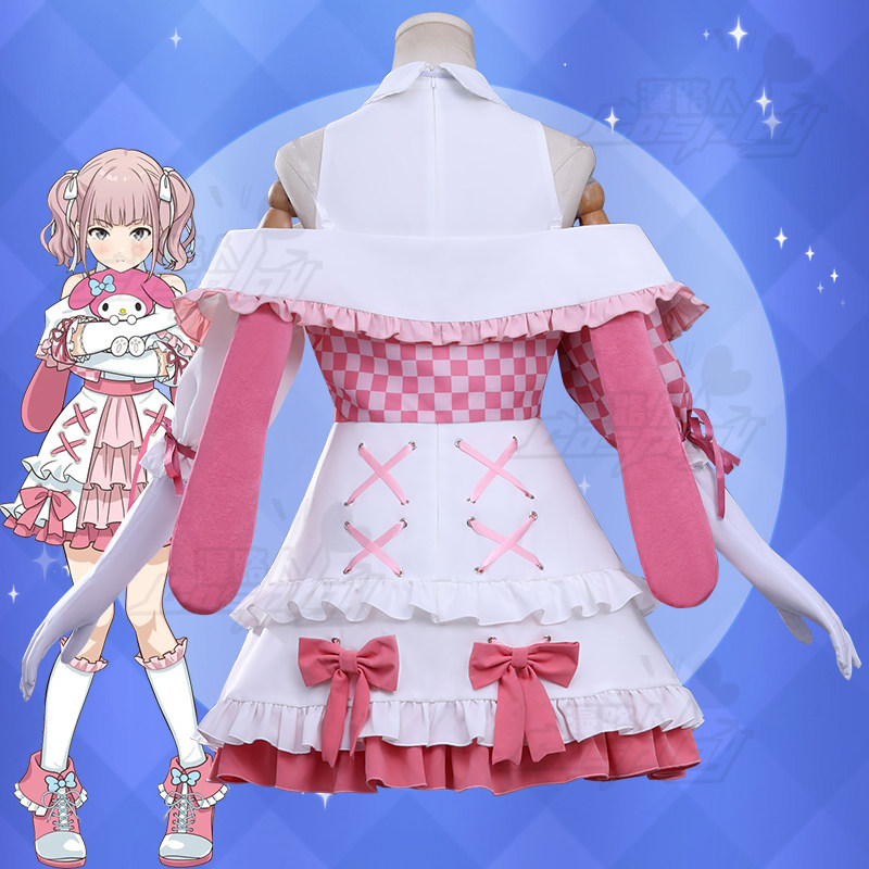 Collaboration Hina Cosplay Cos - Anime Cosplay Pink ulasan dan harga