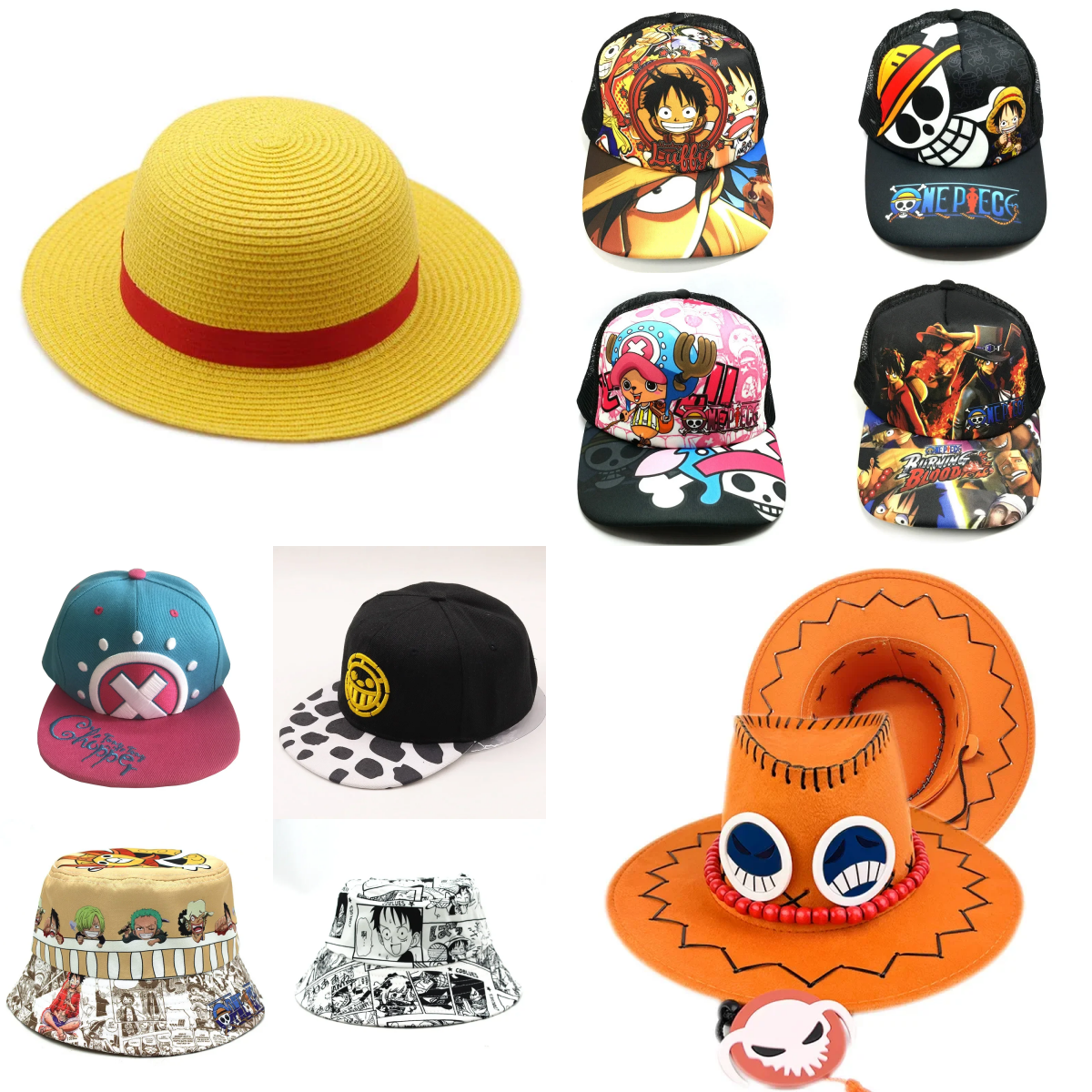 Anime Luffy Straw Hat for Men  - One Piece Straw Hat ulasan dan harga
