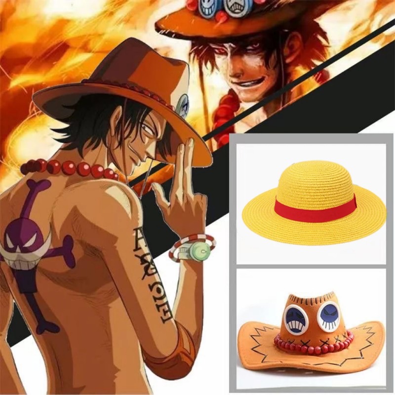 Anime Luffy Straw Hat for Men  - One Piece Straw Hat ulasan dan harga