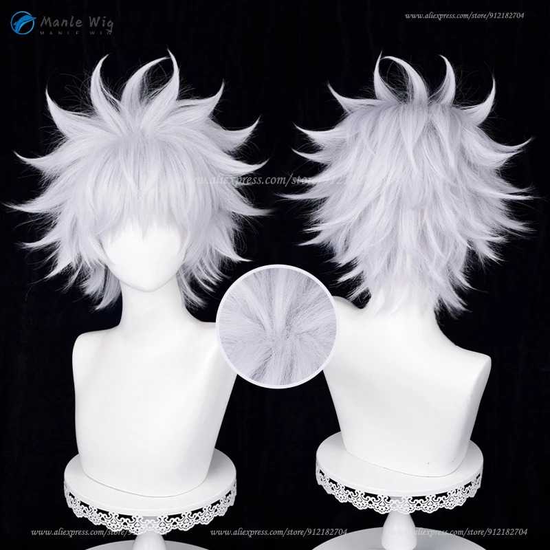 Type 2 /Silver White Zoldyck C - Cosplay Anime Killua Zoldyck ulasan dan harga